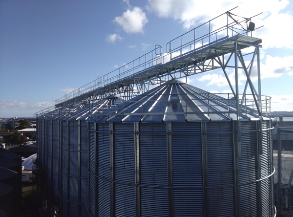 Alibaba China 2000tons grain storage silo corn maize steel silo price for sale