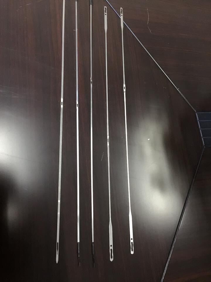 Stainless Steel Wire Heald Heald Wire For Carpet Industry 520MM Dobby Heald