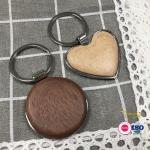 Hot Sale product Custom LoGO Pendant Rectangle Heart Square Round Wood Blank