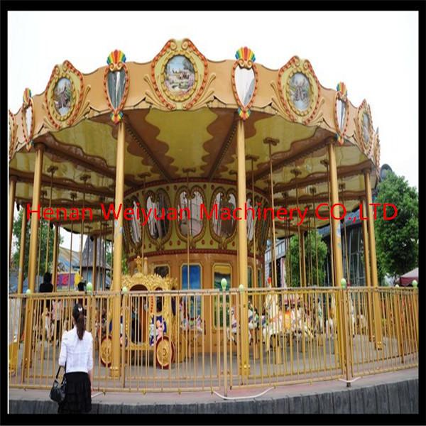 Quality rides game 24 seats big luxury carousel horse for sale for sale