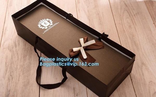 Paper fresh Flower Carrier Packing Bags,Large size rope handle craft paper