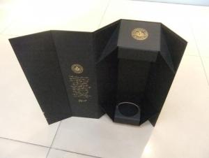 China Luxury custom paper box cardboard wine bottle gift packaging box wholesale