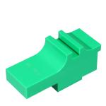 Green Color Machined Uhmw Wear Strips , Automotive Plastic Components