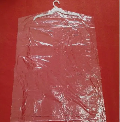 Warning Word Random Printing Garment Packaging Bag Clear Garment/Laundry/Clothing Bag