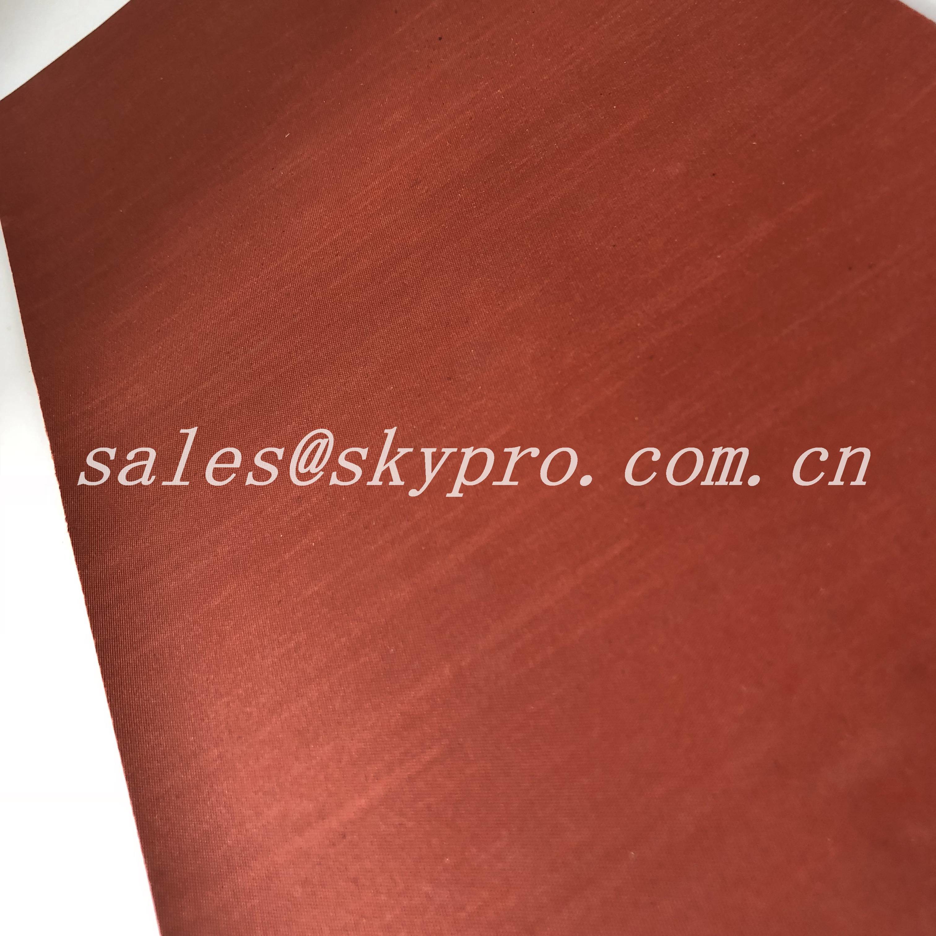 Red / Transparent Soft Flexible Silicone Rubber Foam Sheet Thickness 0.1-30mm