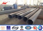 3mm Thickness Overhead Line Steel Power Poles 35FT Transmission Line Poles