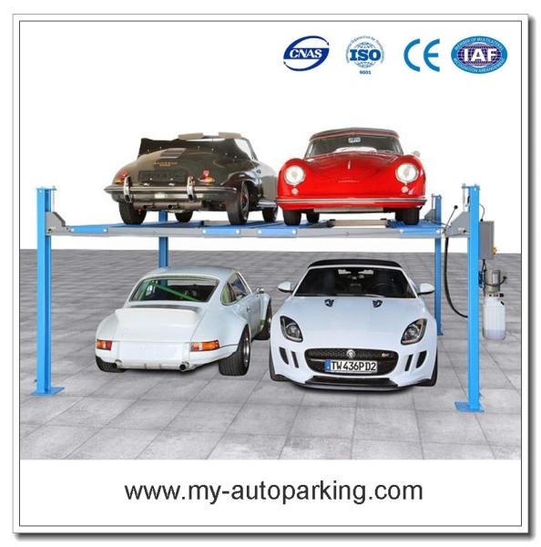 Four Post Double Parking Car Lift / Double Wide Car Lift/ Car Garage/Car Parking