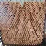 Dia30 - 160mm Agglomerated Hollow Cork Rods Sticks Flexible Durable