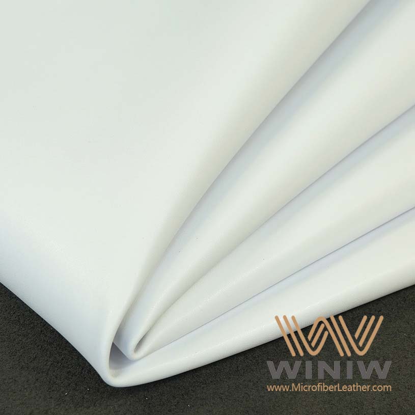 Good Chemical Resistant and Smooth Pattern Microfiber Faux Leather