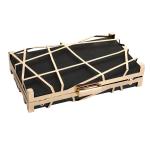 OEM ODM Gold Geometric Lines Square Purse Frame