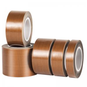 China Heat Resistant Fiberglass PTFE Teflon Adhesive Tape Self Adhesive Sealing wholesale