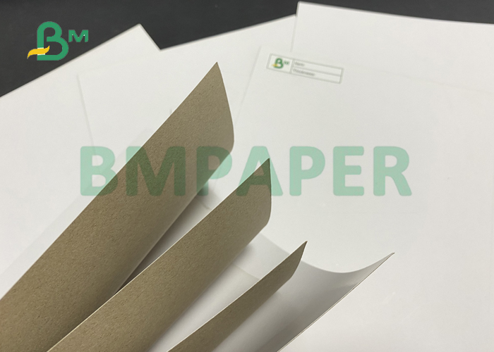 250gsm Duplex Paper For Gift Box Surface White Back Gray 61cm * 61cm