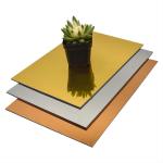 Alloy 1085 0.50mm Thickness Golden Mirror Aluminum With Reflectivly Above 96%