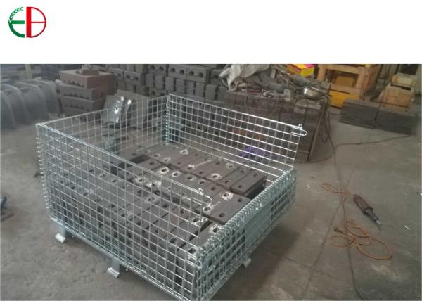 HBW630cR9 Rectangular Wear Plate , Ni-Hard White Iron Casting Hardness Check EB