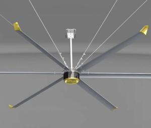 China 50 RPM Air Cooling Shop Garage hvls industrial ceiling fan wholesale