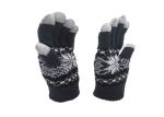 Knitted Touchscreen Winter Gloves 85 % Acrylic 15 % Spandex Material