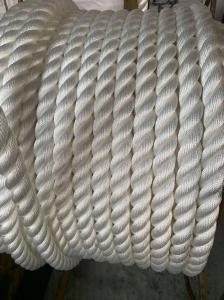 China 16mmx220m 3 Strand Nylon Twisted Rope For Marine Usage on sale