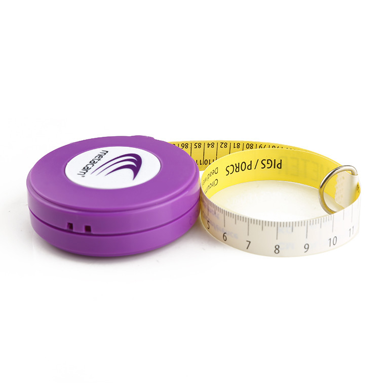 Circular Livestock Farming Animal Weight Measuring Tape Dual Language Weight Scale For Veterinarian Clinics