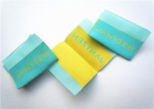 China High Grade Personalized Garment Tags Woven Fabric Environmental wholesale