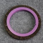 Artos Stenter Machine Parts Brush Wheel Purple Plastic Body Mixed Bristle Pig
