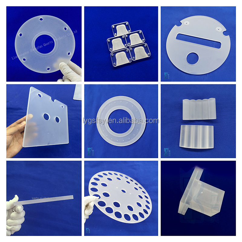 Supplier Manufactures Semiconductor Corrosion Resistant Quartz Glass Flanges