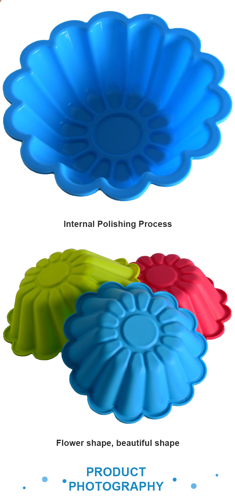 BPA Free Silicone Rose Cake Mold Reusable For Kitchen Bakery