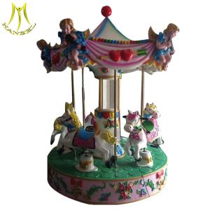 China Hansel big amusement ride with music merry-go-round outdoor carousel wholesale