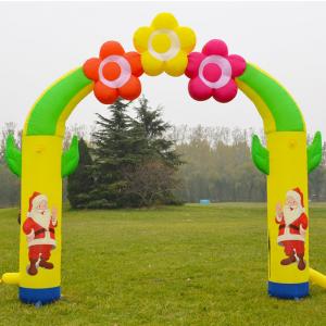 China Customized Outdoor Christmas Decoration Inflatable Party Arch wholesale