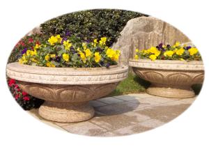 China Yellow Stone Flower Pot wholesale