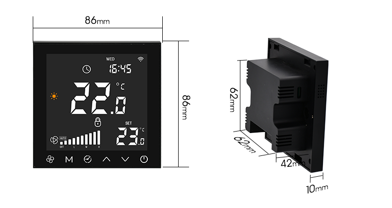Smart HVAC Thermostat for Precise Indoor Climate Control