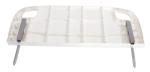 Detachable ABS Adjustable 2160MM Hospital Bed 2 Cranks Manual Medical Bed