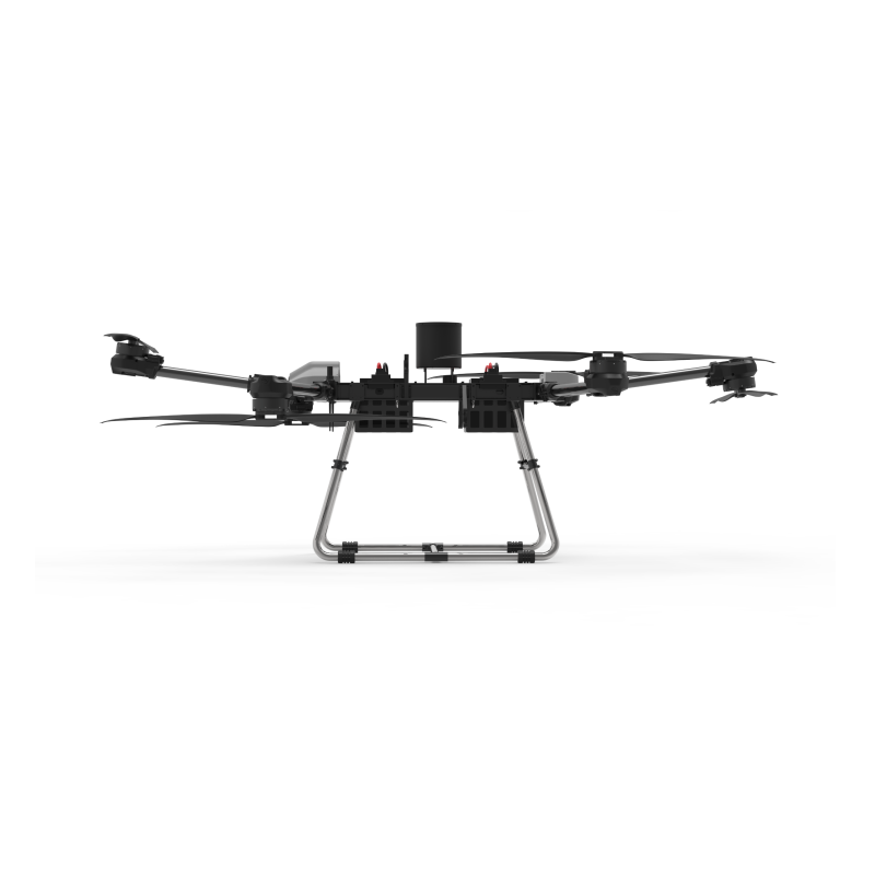 Equipped with quick-disassembly four battery compartments / front and rear folding six-rotor design / new fuselage structure / modular design /