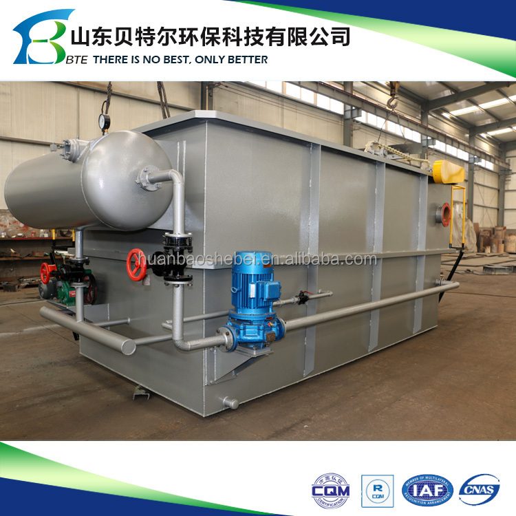 DAF Dissolved Air Flotation Machine for Wastewater Treatment System 60m3/hour Capacity