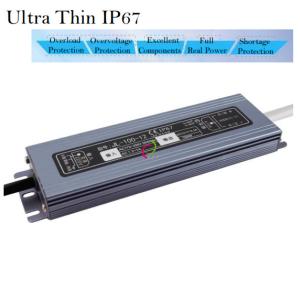 China Ultra Thin 12V LED Strip Light Power Supply 100W 8.3A Waterproof 50HZ / 60HZ wholesale