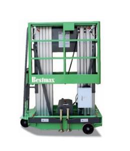 China 9 Meters Height Double Mast Aerial Work Platform With Small Loading Capacity 200Kg wholesale