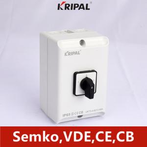 China IP65 PC Electrical Changeover Cam Switch Waterproof 4P 230-440V wholesale