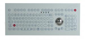 China Waterproof  Dustproof Industrial Membrane Keyboard Optical Trackball wholesale