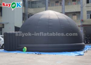 China Black Inflatable Projection Dome Tent With PVC Floor Mat For School Teaching wholesale