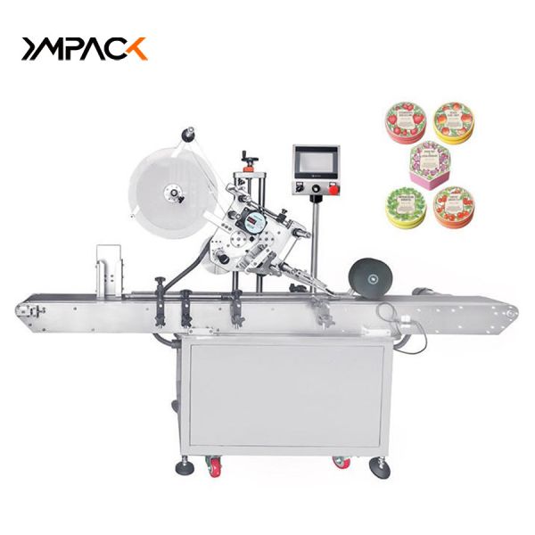 Multifunctional Electric Flat Bag Labeling Machine For Square Bottle HMI Automation