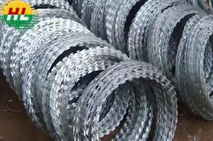 China 600mm Hot Dip Galvanized Razor Barbed Wire Protective Netting wholesale