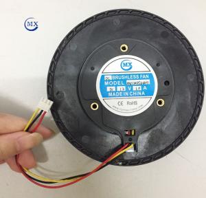 China Ball Bearing Centrifugal Air Blower Fan For Air Purifier Black Color 3000rpm Speed wholesale