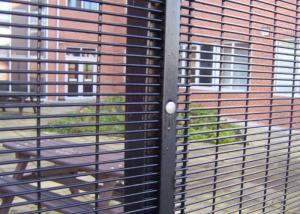 China Hot Dipped Galvanized 358 Security Anti Climb Mesh Fence 2.4m Clear View wholesale