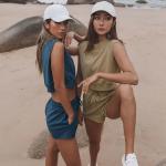 Fashion design sleeveless crop top for women