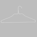Slim Line 20.5cm 2.2mm Dia PVC Coated Wire Hangers