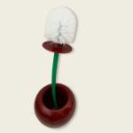 Creative 13x38cm Toilet Cleaner Brush With Holder Bowl Long Handle Household