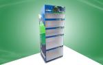 Heavy Duty Floor Standing Toys POS Cardboard Retail Display Stands with LCD