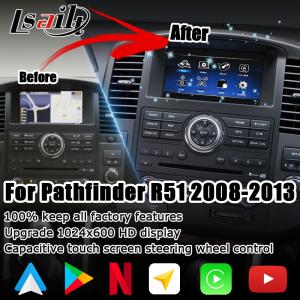 China HD multi finger touch screen upgrade for Nissan Pathfinder R51 carplay android auto wholesale