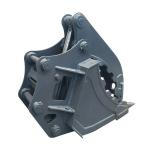 Powder Coated Excavator Bucket Thumb , Q355B Mechanical Thumb For Mini Excavator