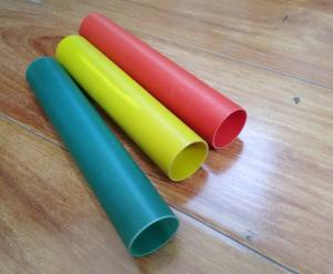 China 30mm colorful  high temperature glass fiber tube insulated round  fiberglass pipe for  thermo electric plant on sale