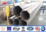 138kv Anti Corrosion Conical Steel Utility Pole For Power Transmission